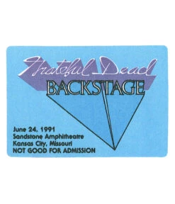 Grateful Dead 1991 06-24 Backstage Pass