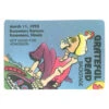Grateful Dead 1993 03-11 Backstage Pass