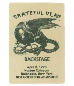Grateful Dead 1993 04-02 Backstage Pass