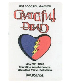 Grateful Dead 1993 05-22 Backstage Pass
