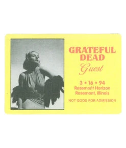 Grateful Dead 1994 03-16 Backstage Pass