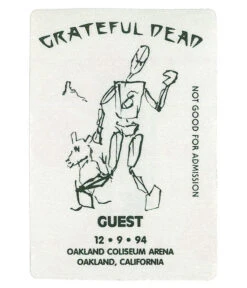 Grateful Dead 1994 12-09 Backstage Pass