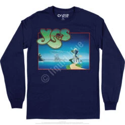 Yes! Yes Songs Long Sleeve T-Shirt -BOWIE Shop YS0001LSNAVf 76077.1665003325
